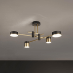 Modern Chandelier Metal Adjustable Height Integrated LED 0