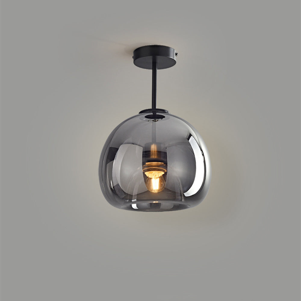 Modern Copper Flush Mount Ceiling Light Fixture for Hallway and Living Room 7