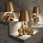 Modern Cordless Table Lamp with Frosted Glass Shade 4