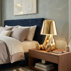 Modern Cordless Table Lamp with Frosted Glass Shade 99
