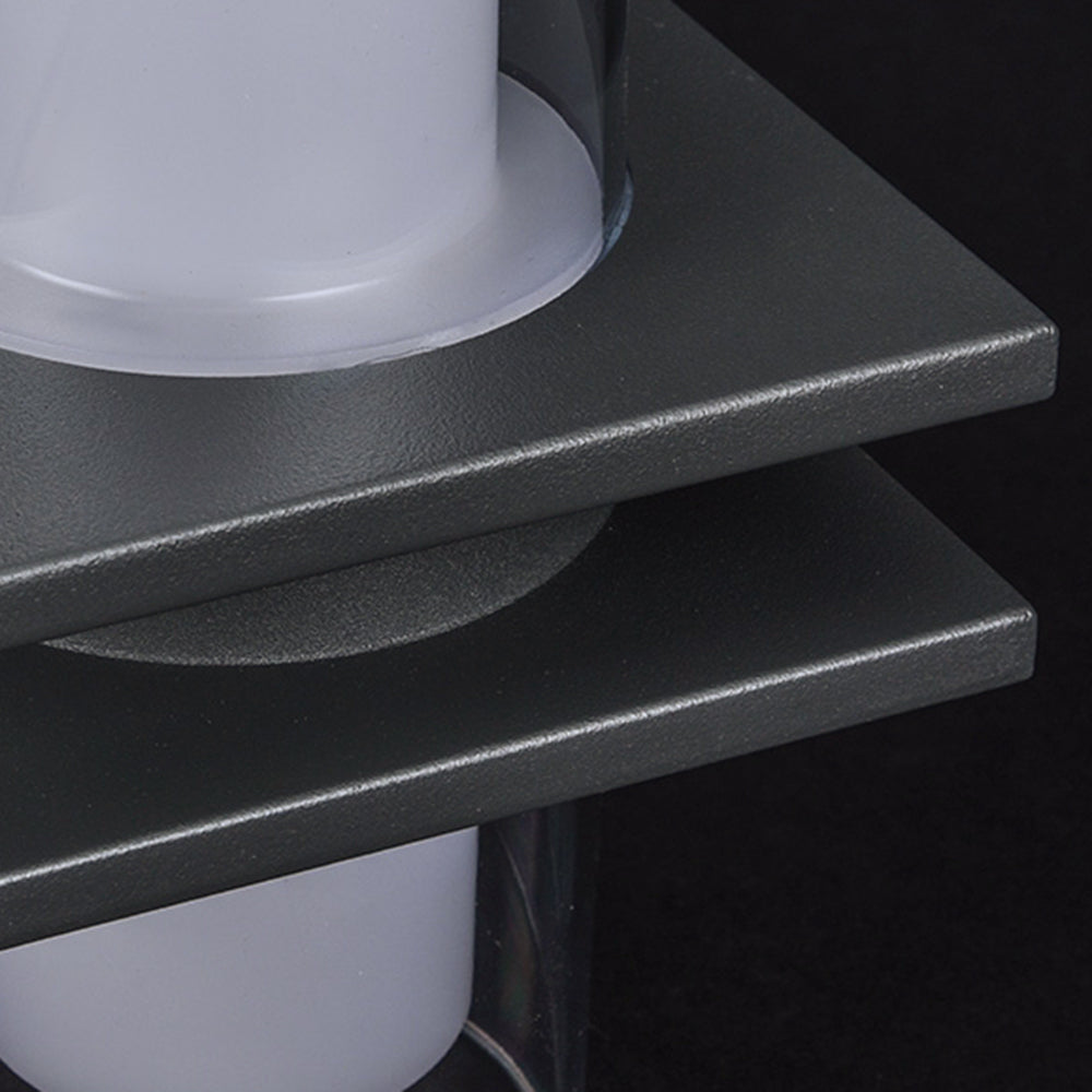 Modern Cylindrical Double Head Outdoor Wall Lamp – IP65 Waterproof Exterior Wall Light for Courtyards and Gardens 5