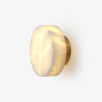 Modern Cylindrical LED Wall Light in Alabaster Finish 1