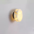 Modern Cylindrical LED Wall Light in Alabaster Finish 10