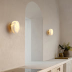 Modern Cylindrical LED Wall Light in Alabaster Finish 9