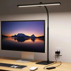 Modern Dimmable Desk Lamp with Gooseneck Frosted Glass White 1