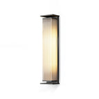 Black Stainless Steel Outdoor Wall Light Rectangular IP65 Dimmable Modern Patio Garden Home Decor - Stack & Clear 13