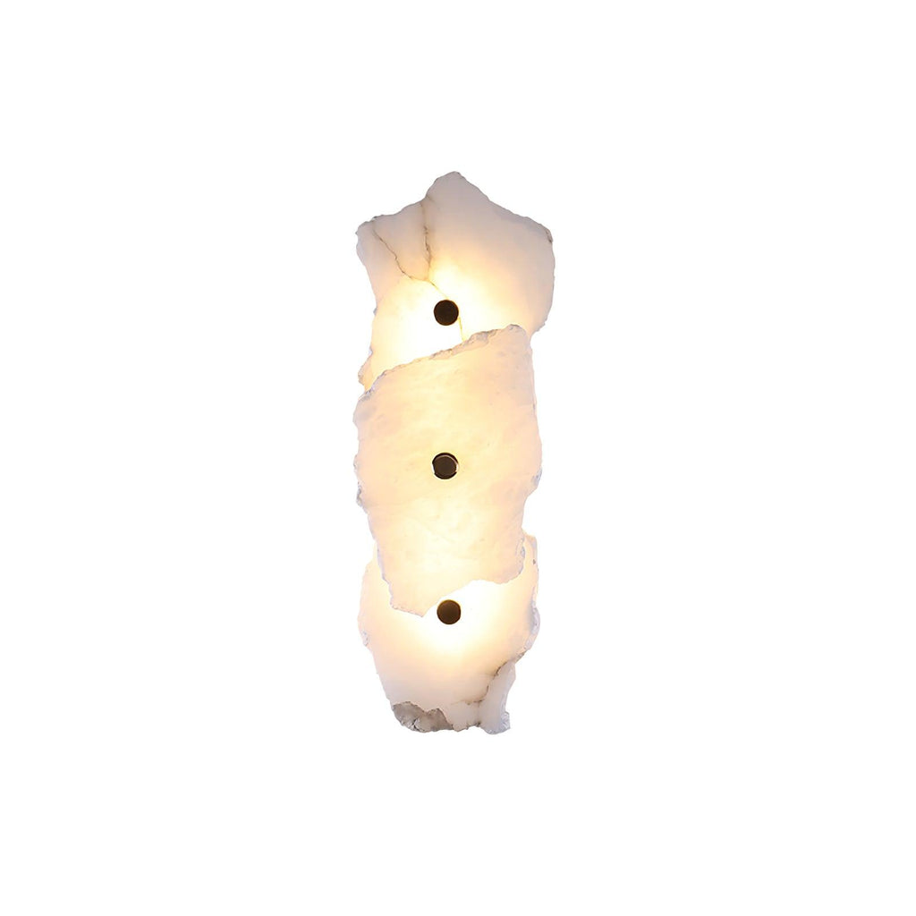 Modern Dimmable Wall Sconce With Alabaster Finish 10