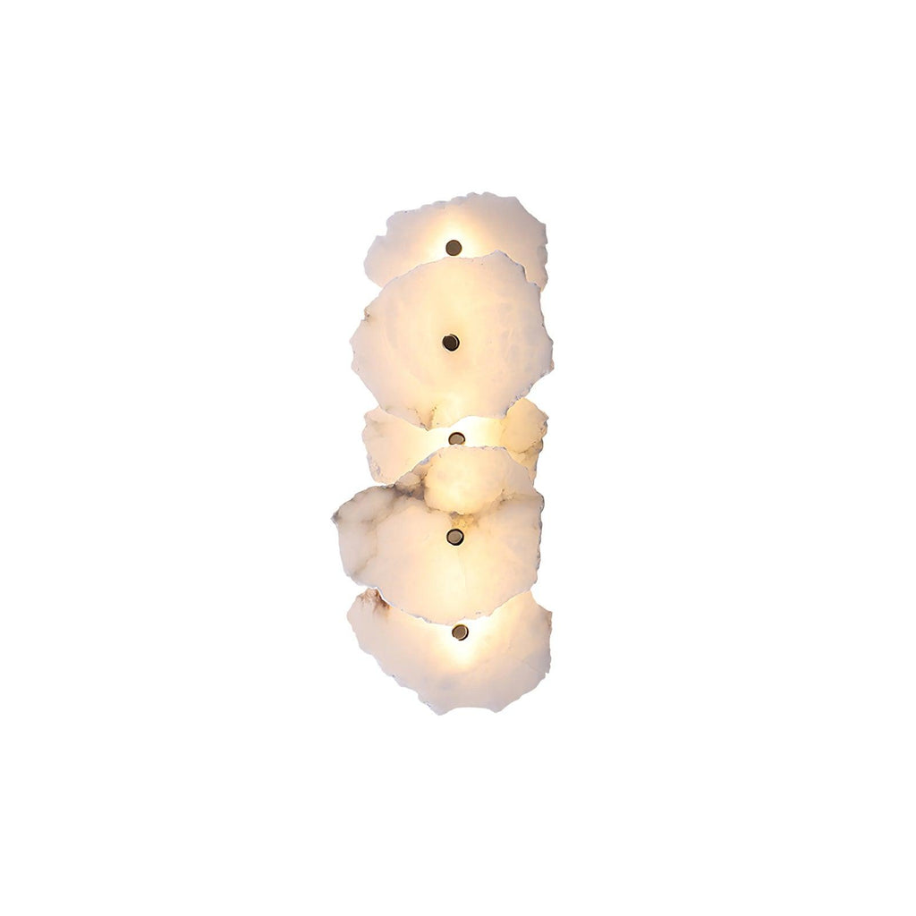 Modern Dimmable Wall Sconce With Alabaster Finish 9