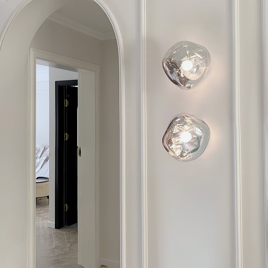Modern Dual-Effect LED Wall Light Chrome Finish 2