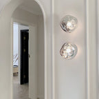 Modern Dual-Effect LED Wall Light Chrome Finish 2