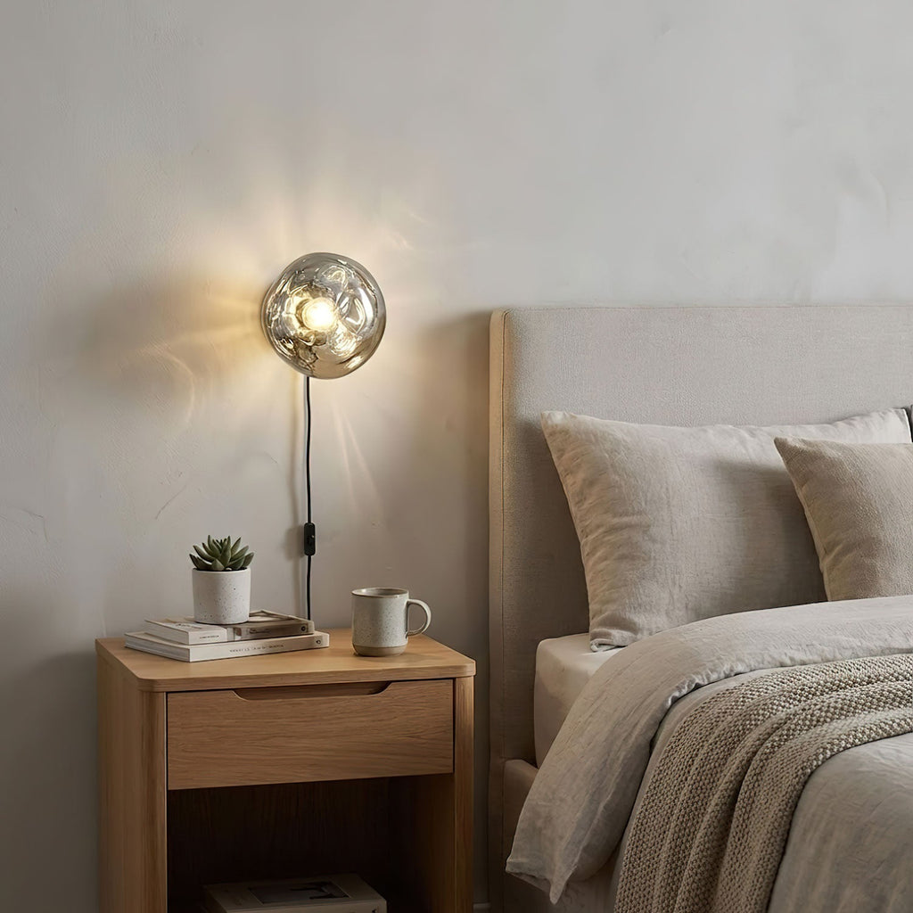 Modern Dual-Effect LED Wall Light Chrome Finish 3