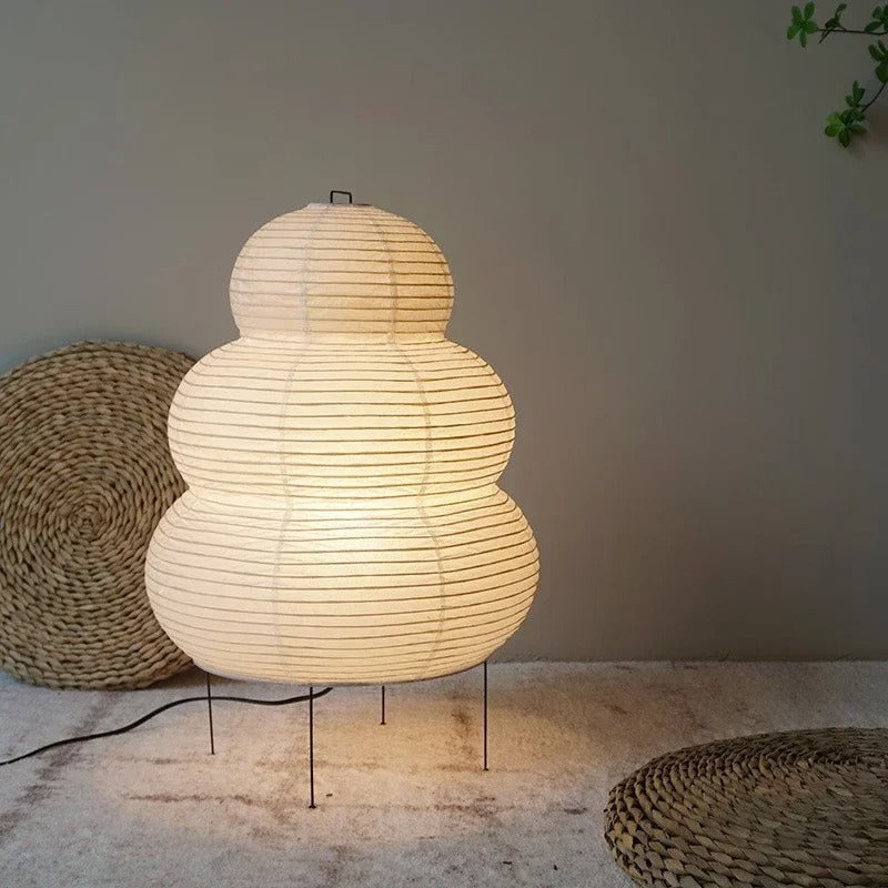 Modern Floor Lamp in Japanese Design with Soft Diffused Light 4