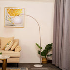 Modern Floor Lamp with Acrylic Shade – 70.87 Inch Standing Lamp for Living Room and Bedroom Decor 0