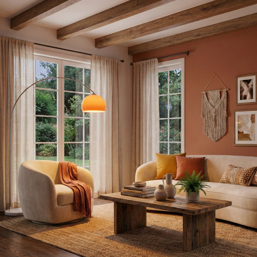 Modern Floor Lamp with Acrylic Shade – 70.87 Inch Standing Lamp for Living Room and Bedroom Decor 13