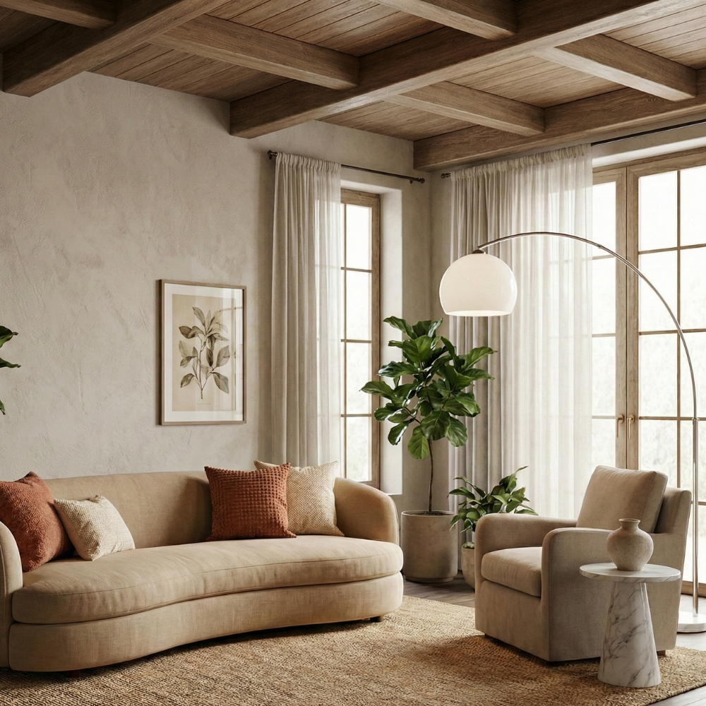 Modern Floor Lamp with Acrylic Shade – 70.87 Inch Standing Lamp for Living Room and Bedroom Decor 14