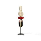 Modern Floor Lamp with Unique Glass Design and Integrated LED Light  0