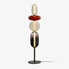 Modern Floor Lamp with Unique Glass Design and Integrated LED Light  1