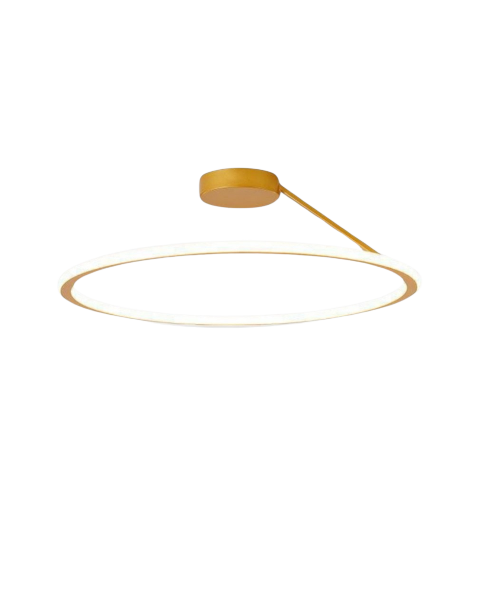 Modern Flush Mount Ceiling Light Fixture – Elegant Halo Design for Ambient Illumination 1
