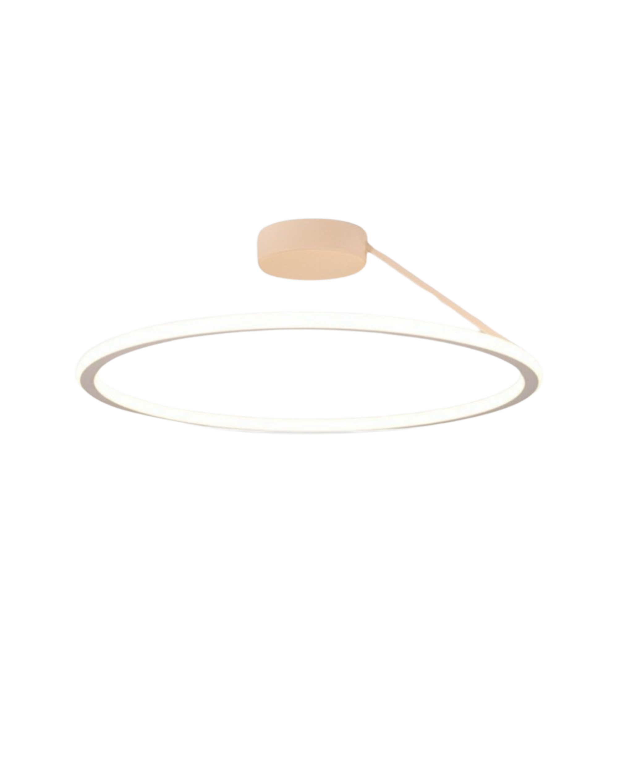 Modern Flush Mount Ceiling Light Fixture – Elegant Halo Design for Ambient Illumination 2