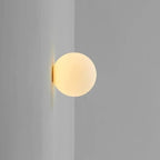 Modern Flush Mount Ceiling Light with White Glass Shade – Ideal for Bathrooms and Hallways 4