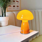 Modern Glass Mushroom Table Lamp with LED Light – Elegant Bedside or Desk Lamp for Home and Office Decor 8