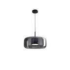 Modern Glass Pendant Light with Adjustable Cord – Black Hanging Lights for Kitchen 1
