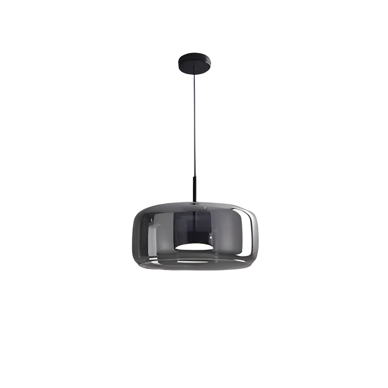 Modern Glass Pendant Light with Adjustable Cord – Black Hanging Lights for Kitchen 1