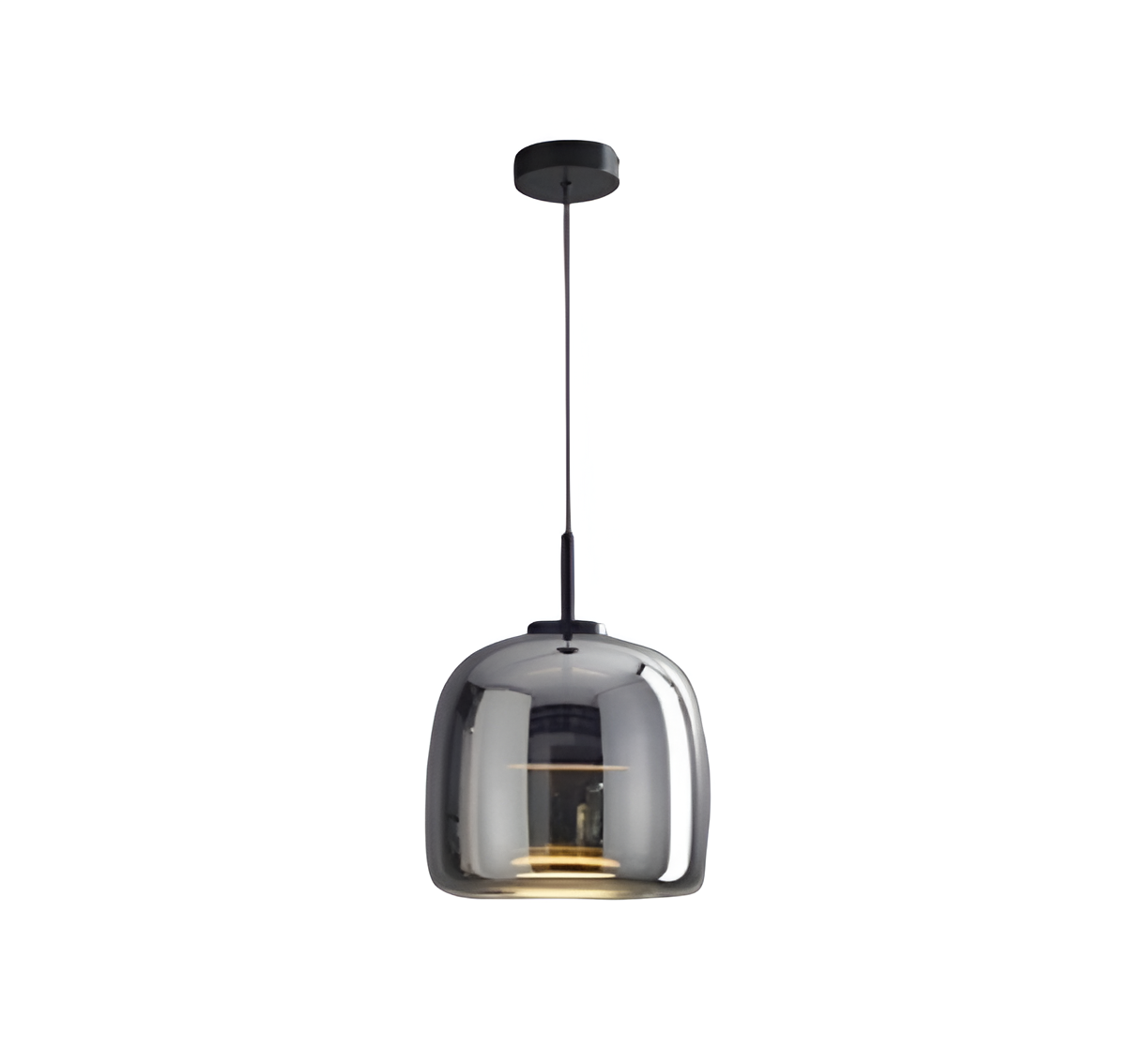 Modern Glass Pendant Light with Adjustable Cord – Black Hanging Lights for Kitchen 15