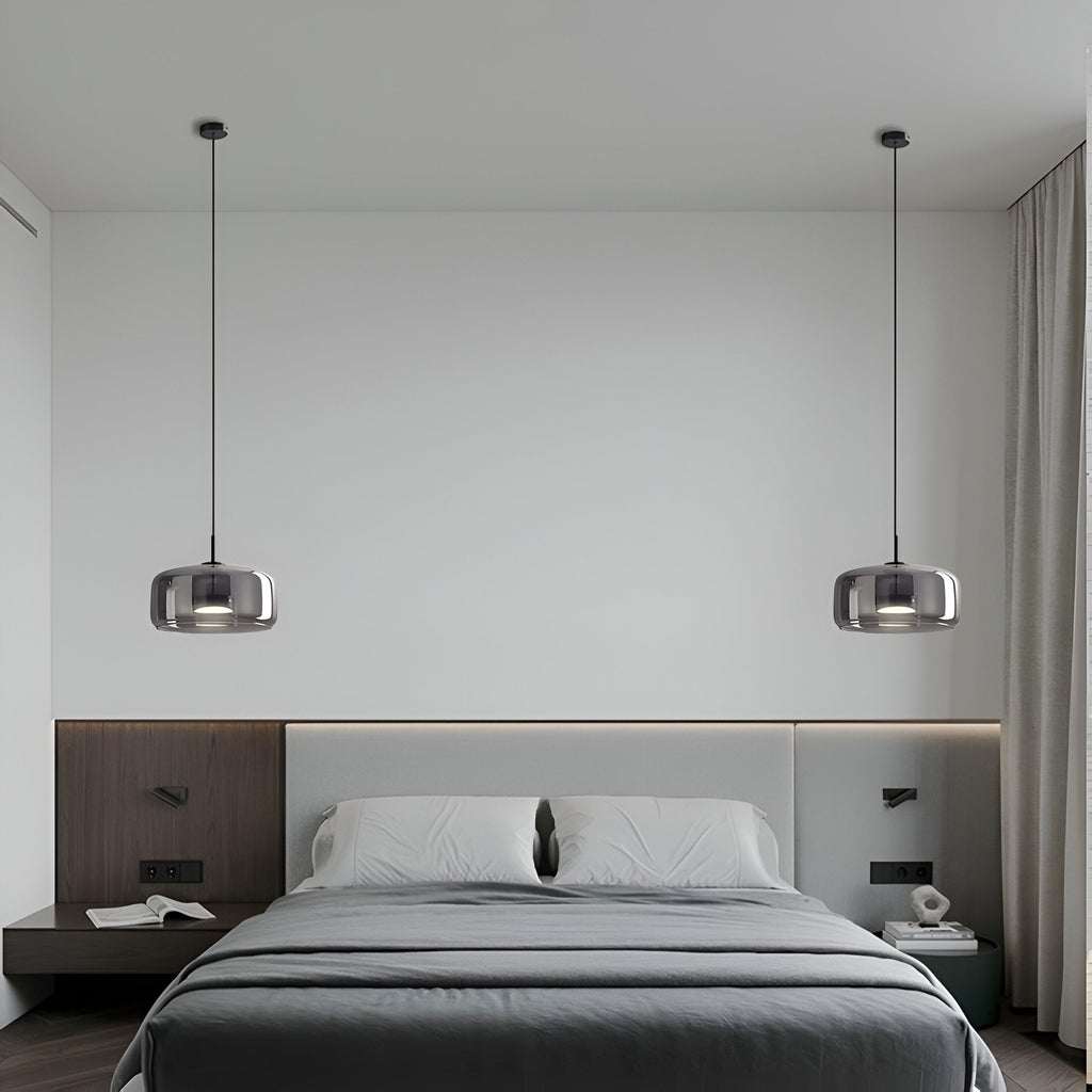 Modern Glass Pendant Light with Adjustable Cord – Black Hanging Lights for Kitchen 8