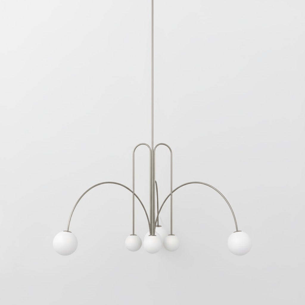 Modern Globe Pendant Light Matte Black Stem Opal White Glass Ball 15