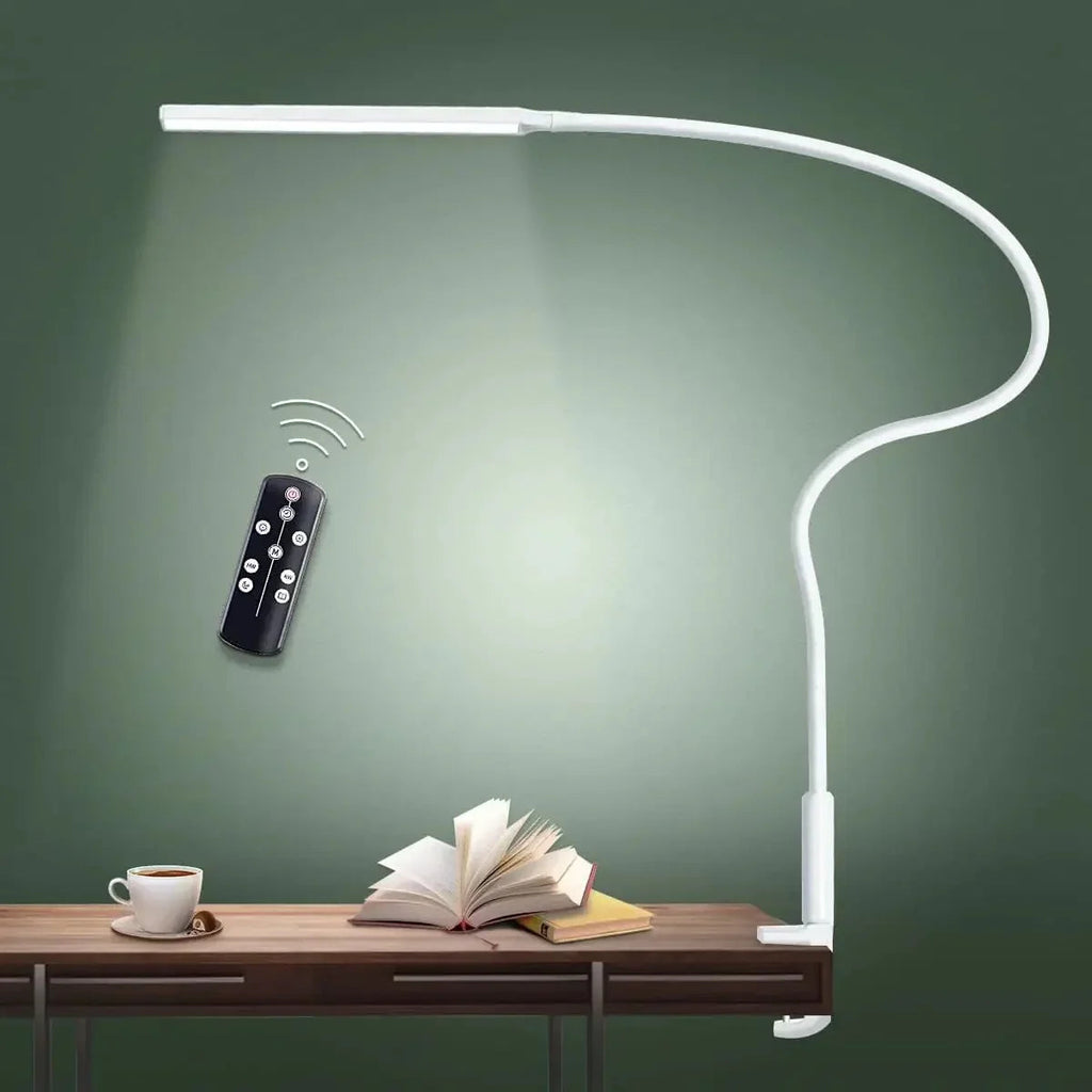 Modern Gooseneck Desk Lamp with USB Power - Silver 5