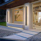 Modern Industrial Outdoor Wall Lights – Black LED Wall Sconce with Acrylic Design 4