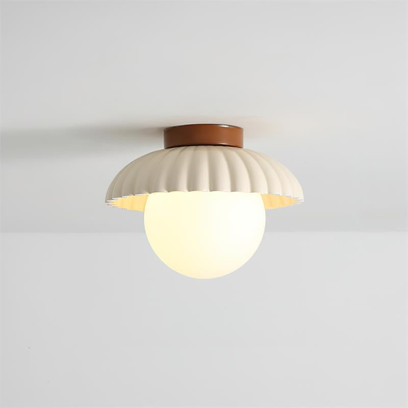 Modern LED Ceiling Light Fixture in Green and Beige - Adjustable Design for Indoor Use 10