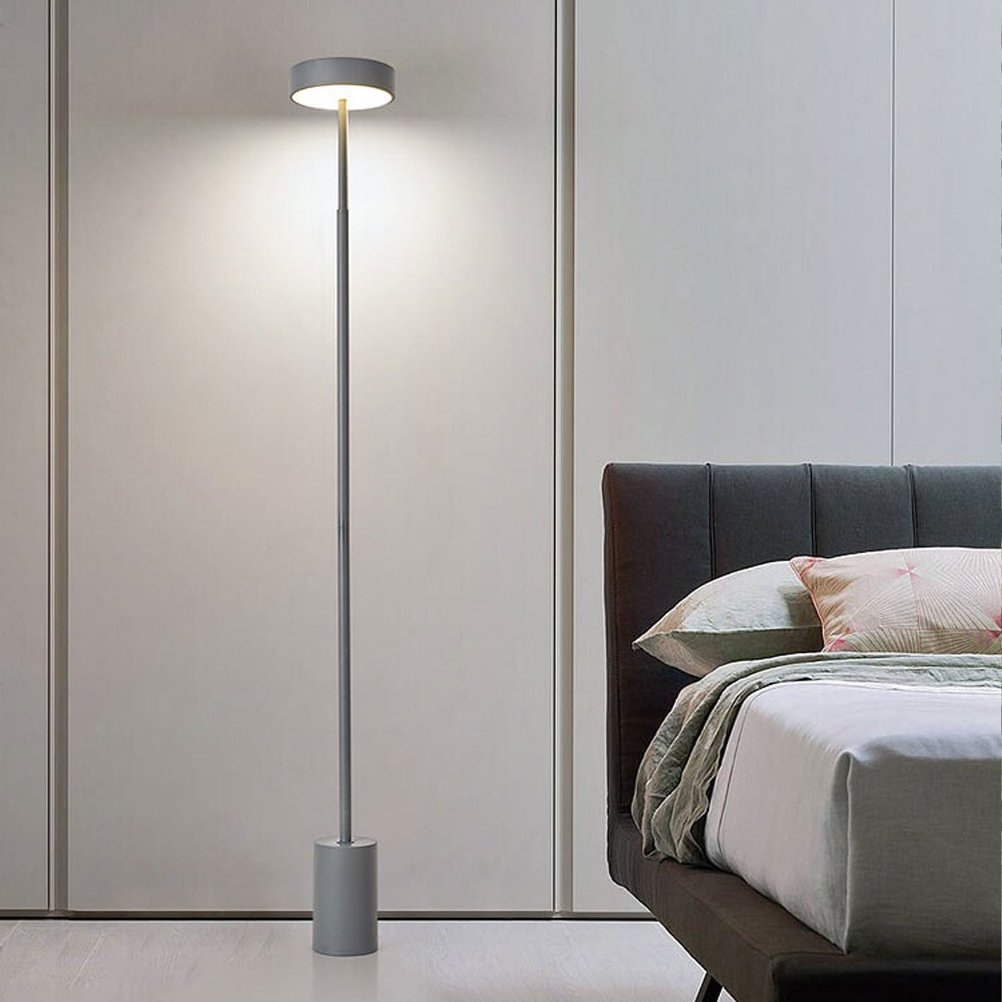 Modern LED Floor Lamp with Adjustable Color Temperature - 55.91 Minimalist Standing Lamp 1
