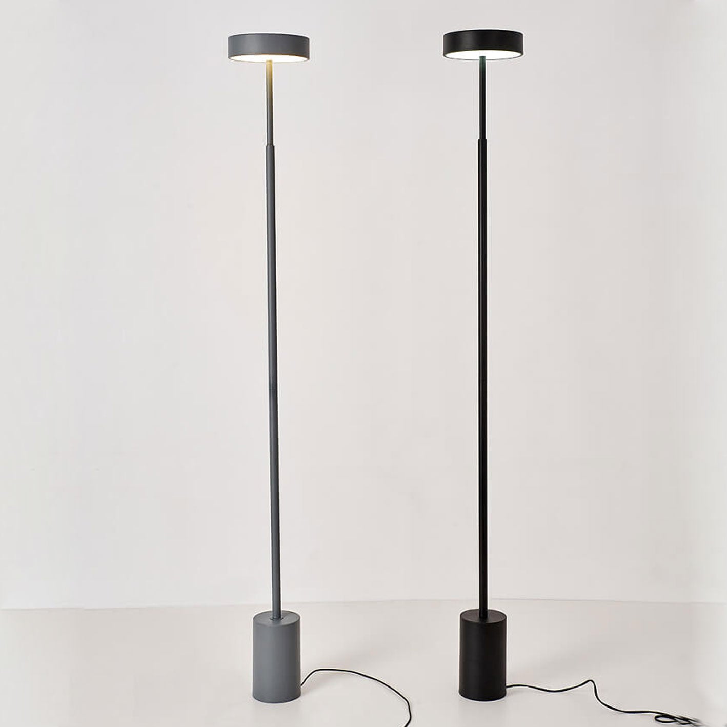 Modern LED Floor Lamp with Adjustable Color Temperature - 55.91 Minimalist Standing Lamp 8