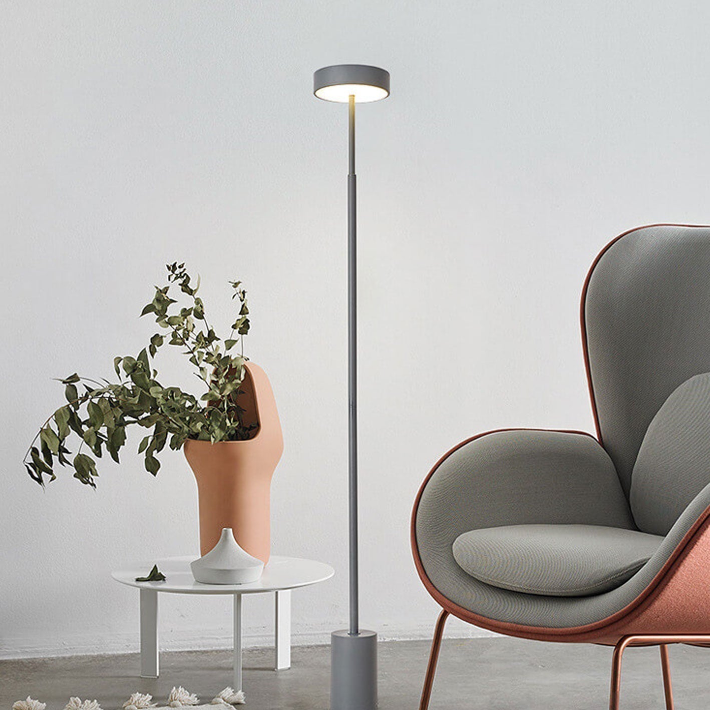 Modern LED Floor Lamp with Adjustable Color Temperature - 55.91 Minimalist Standing Lamp 9