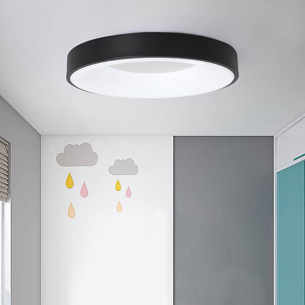 Modern LED Flush Mount Ceiling Light Fixture – Colorful Minimalist Design 16