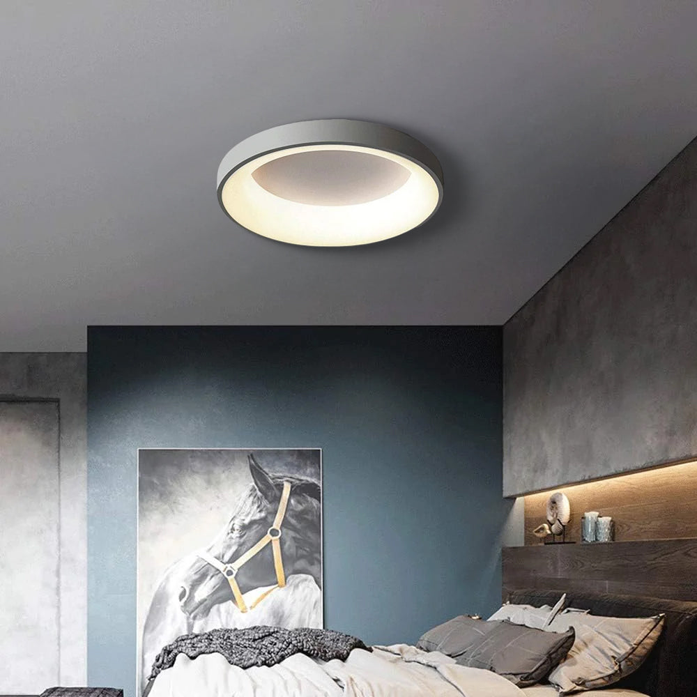 Modern LED Flush Mount Ceiling Light Fixture – Colorful Minimalist Design 7