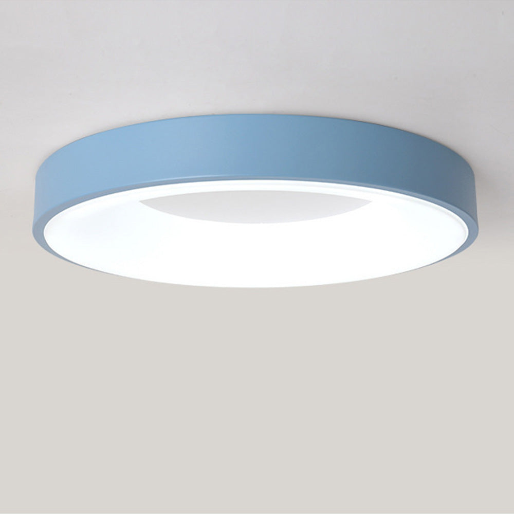 Modern LED Flush Mount Ceiling Light Fixture – Colorful Minimalist Design 9