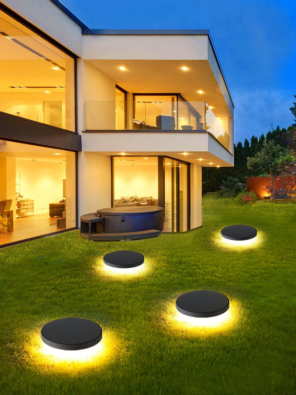 Modern LED Outdoor Path Light Aluminium Waterproof 3
