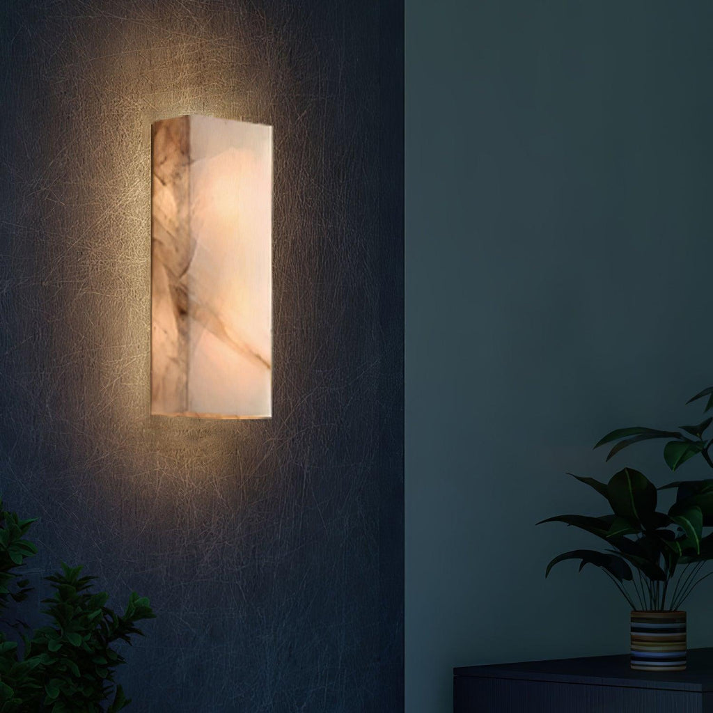 Modern LED Outdoor Wall Light Natural Stone Waterproof 6