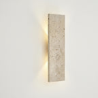 Modern LED Outdoor Wall Sconce with Natural Stone Design – Waterproof and Dimmable 6