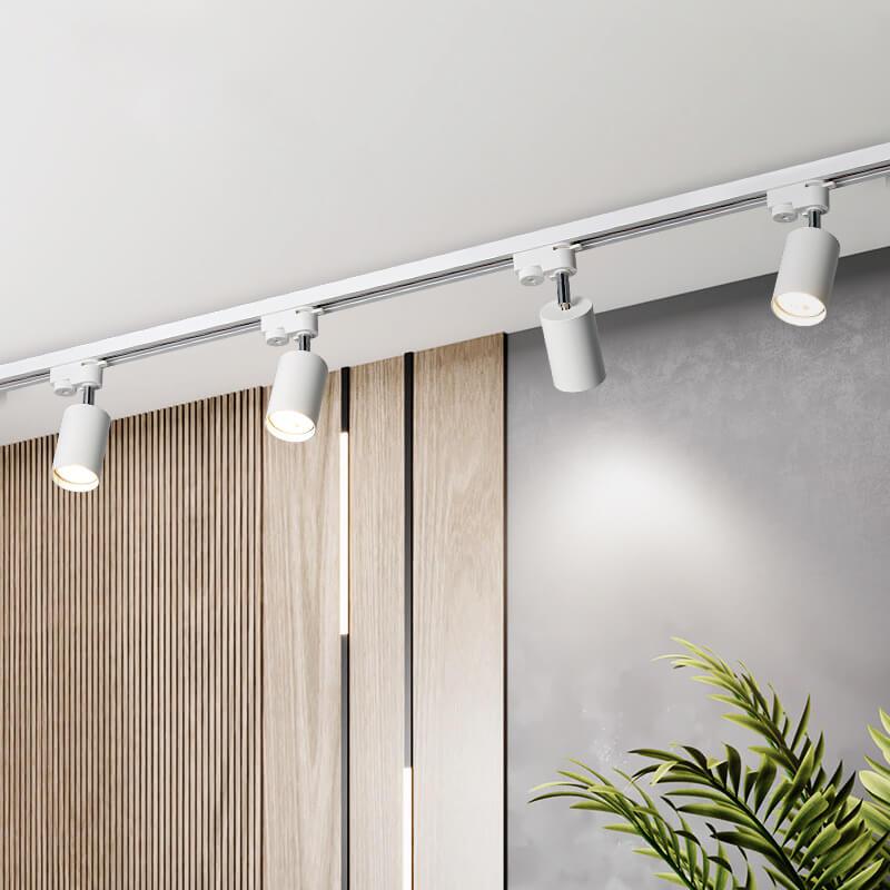 Modern LED Track Lighting System – 3/4/5 Light Options in White, Black, or Gold for Stylish Home Illumination 3