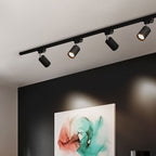 Modern LED Track Lighting System – 3/4/5 Light Options in White, Black, or Gold for Stylish Home Illumination 9