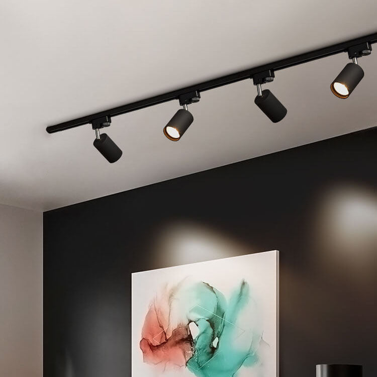 Modern LED Track Lighting System – 3/4/5 Light Options in White, Black, or Gold for Stylish Home Illumination 9