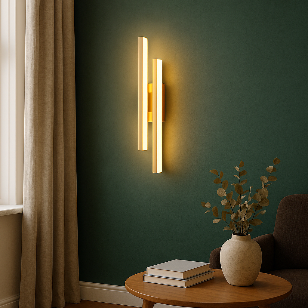 Modern LED Wall Sconce Lighting - Minimalist Design Wall Lamp with Warm White Light for Dining Room and Bar 3