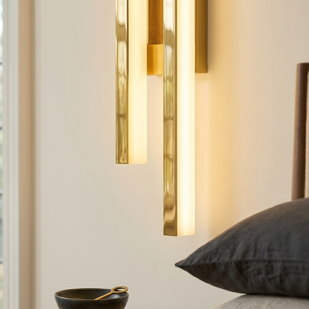 Modern LED Wall Sconce Lighting - Minimalist Design Wall Lamp with Warm White Light for Dining Room and Bar 96