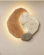 Modern Luminous Wall Clock – Asymmetrical Design, Crystalline Finish for Wall Clock Decor 1