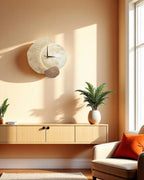 Modern Luminous Wall Clock – Asymmetrical Design, Crystalline Finish for Wall Clock Decor 6