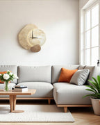 Modern Luminous Wall Clock – Asymmetrical Design, Crystalline Finish for Wall Clock Decor 7